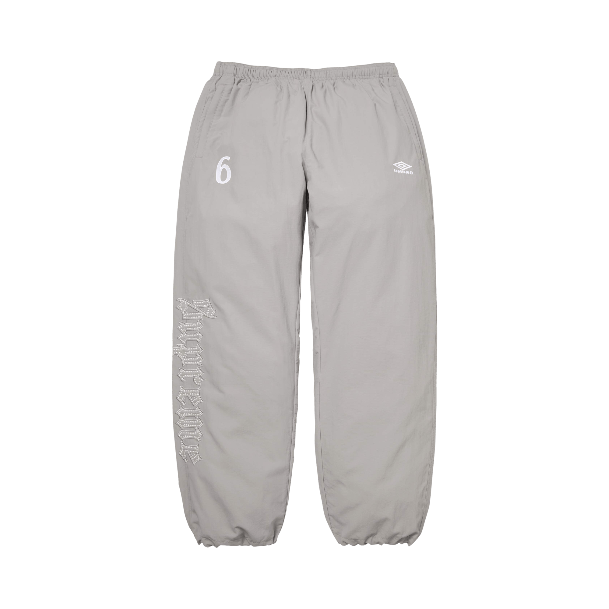 Supreme x Umbro Rhinestone Track Pant 'Light Grey'