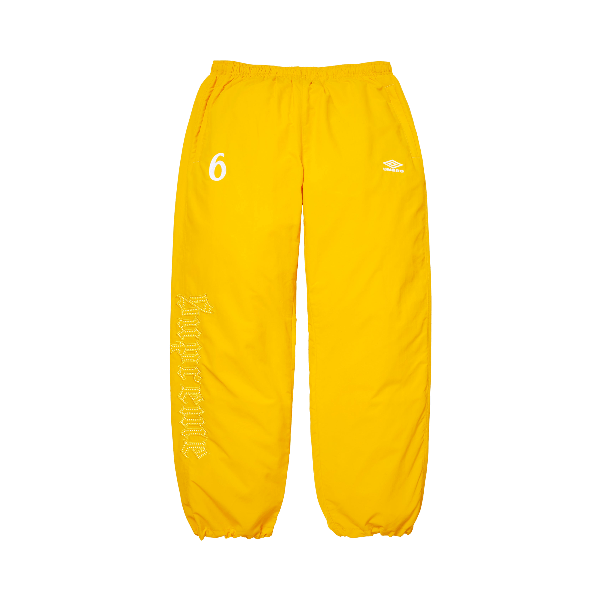 Supreme x Umbro Rhinestone Track Pant 'Yellow'