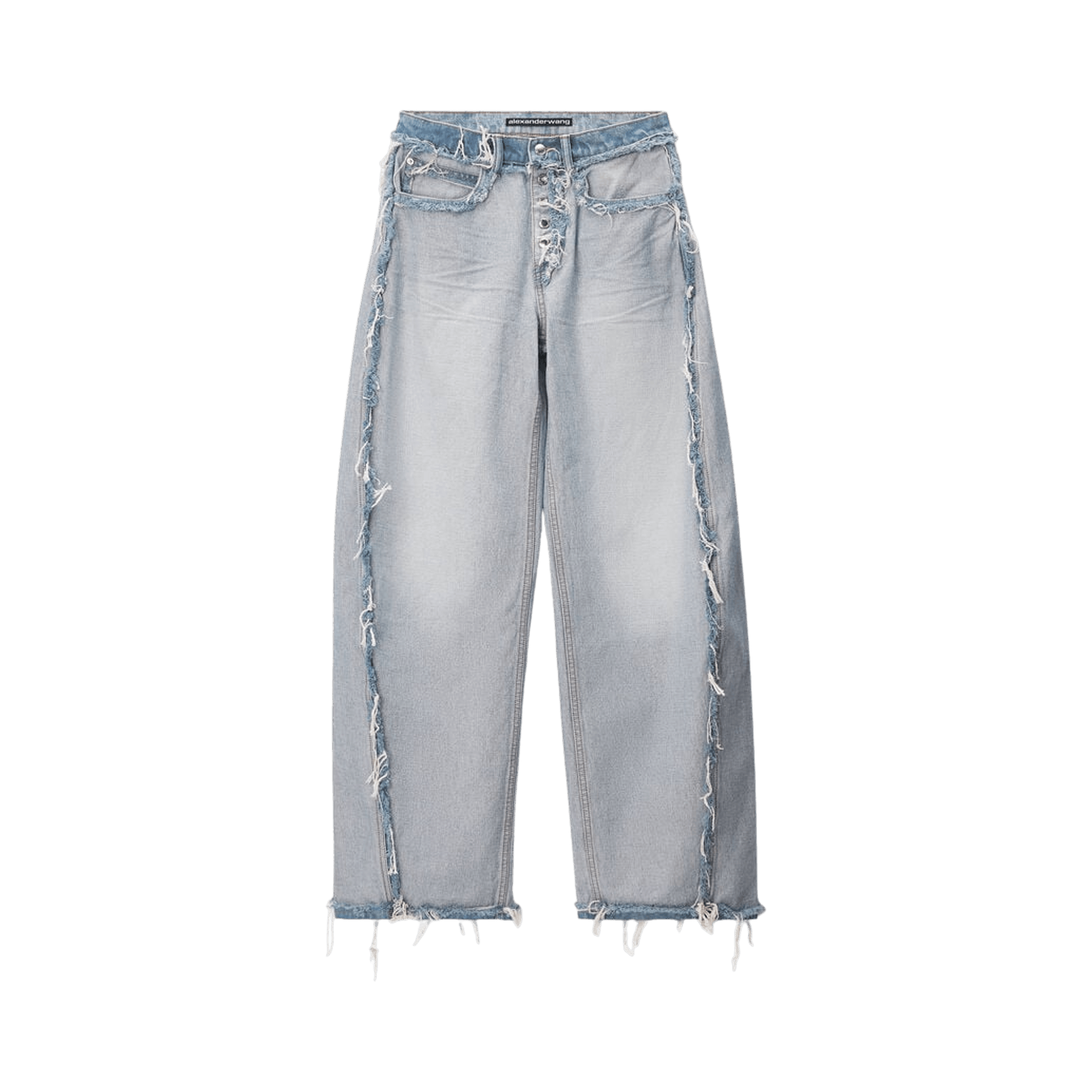 Alexander Wang Emboss Logo Inverted Blow Up Jean 'Inverted Bleach Blue'
