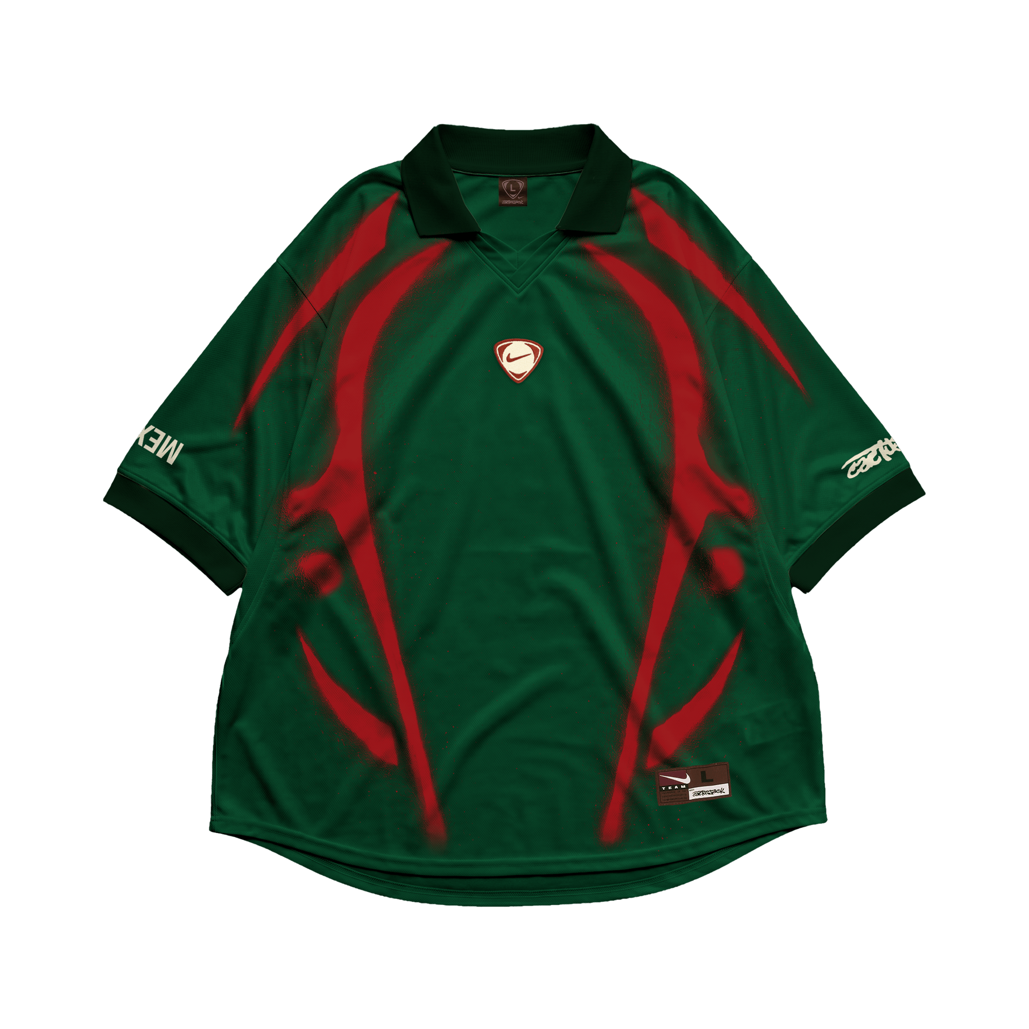 Buy Cactus Jack by Travis Scott Italy Soccer Jersey 'Black/Red