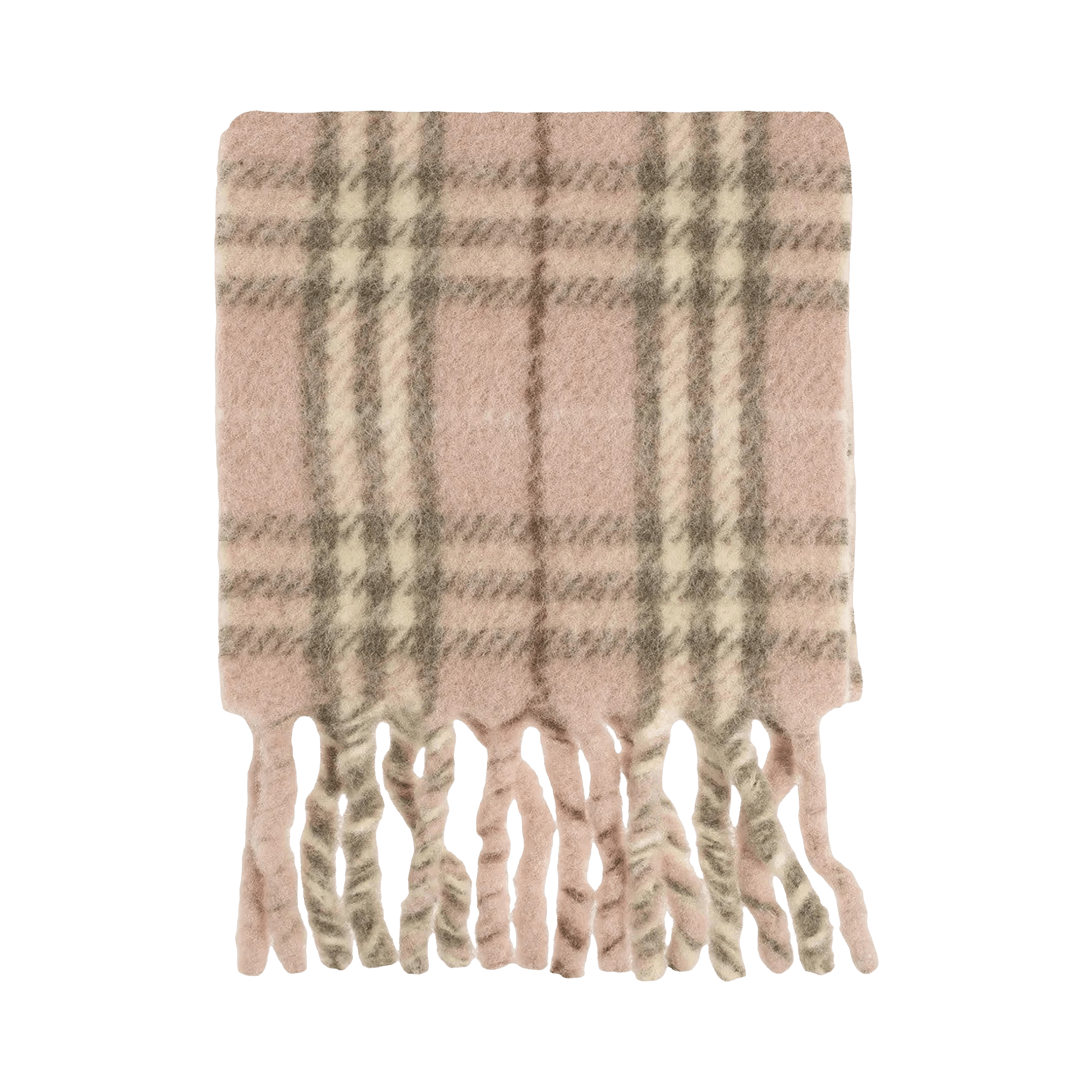 Burberry MU Small Check Scarf 'Teacup Pink'