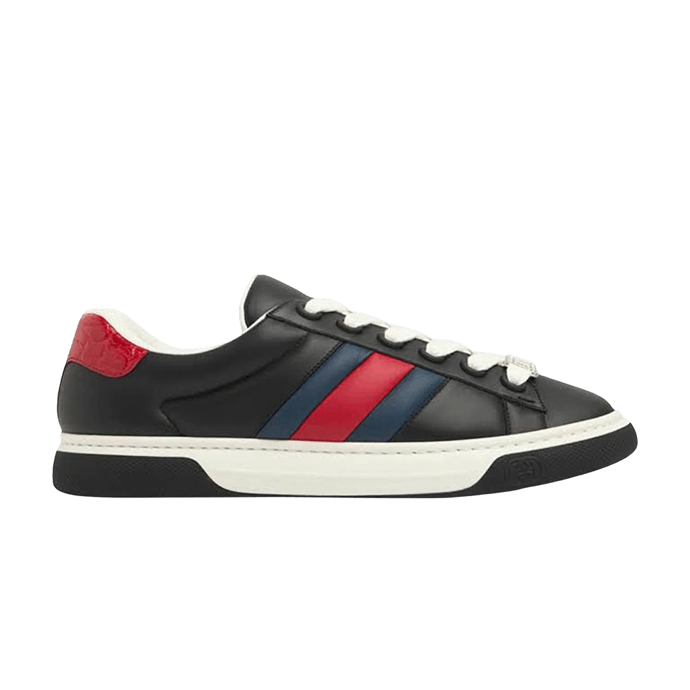 Gucci Ace Web Strap 'Black Blue Red'