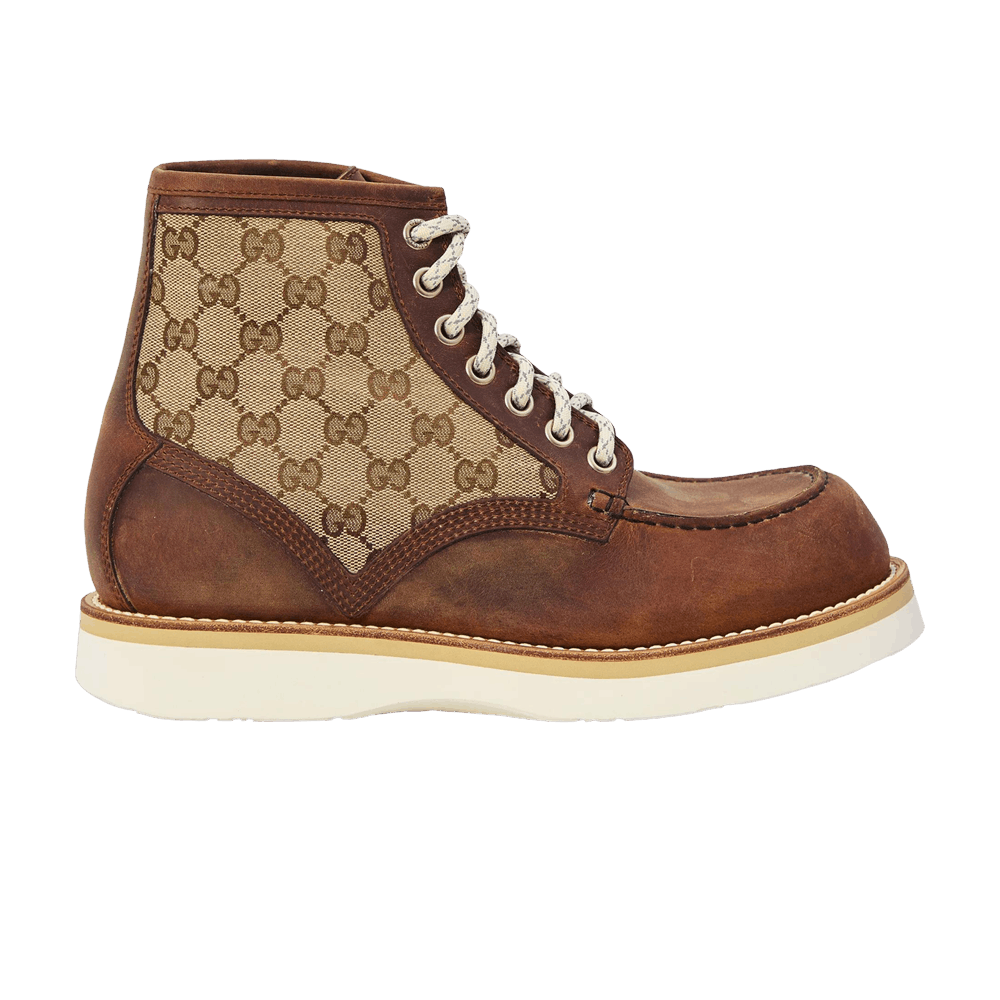Gucci Laced Ankle Boot 'Brown'
