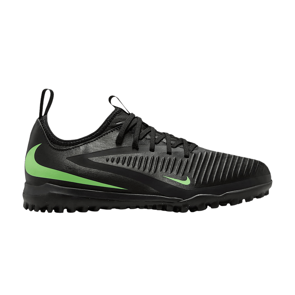 Nike Jr. Phantom 6 Low Academy Turf GS 'Black Illusion Green'