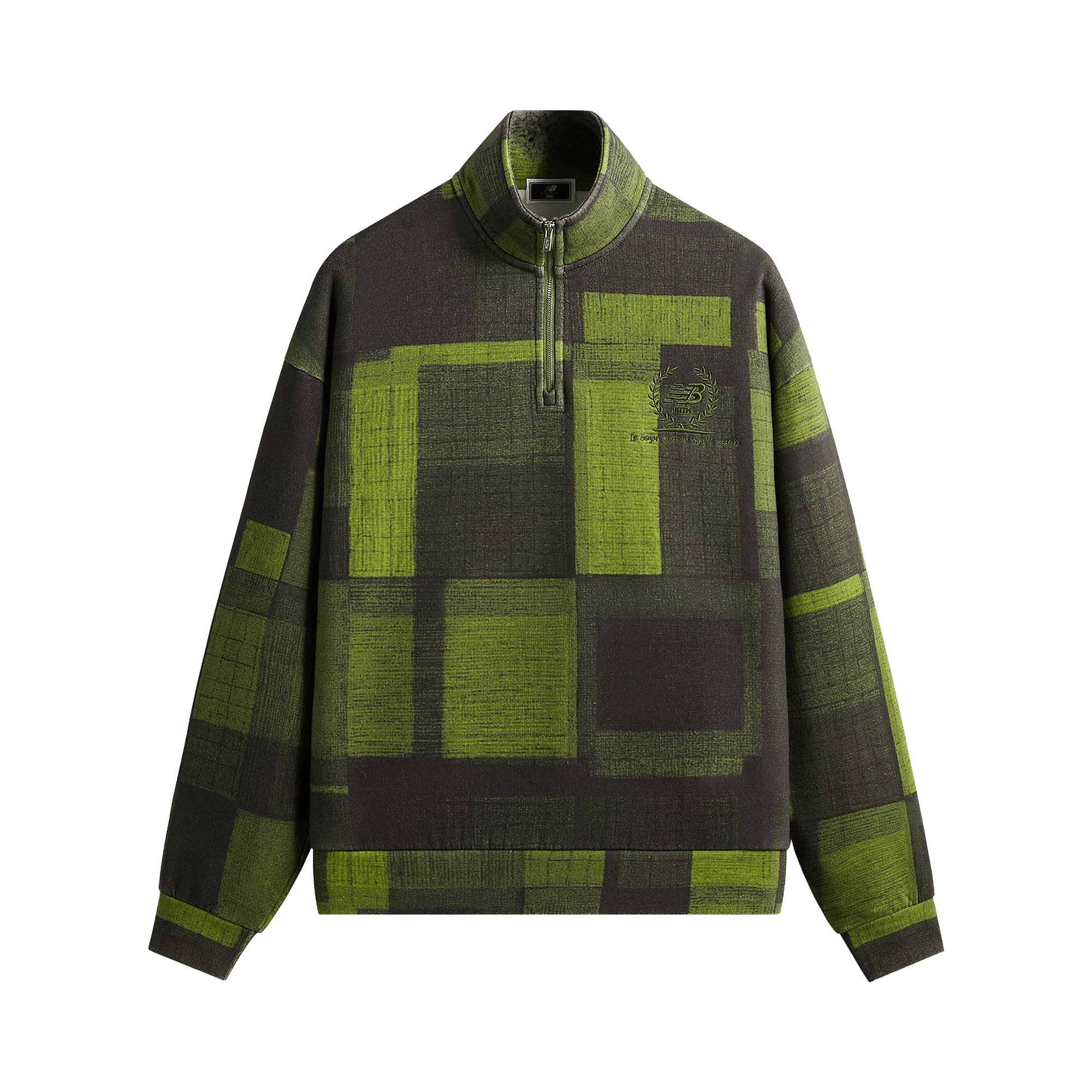 Kith x New Balance Woodblock Nelson Quarter Zip 'Calliste'