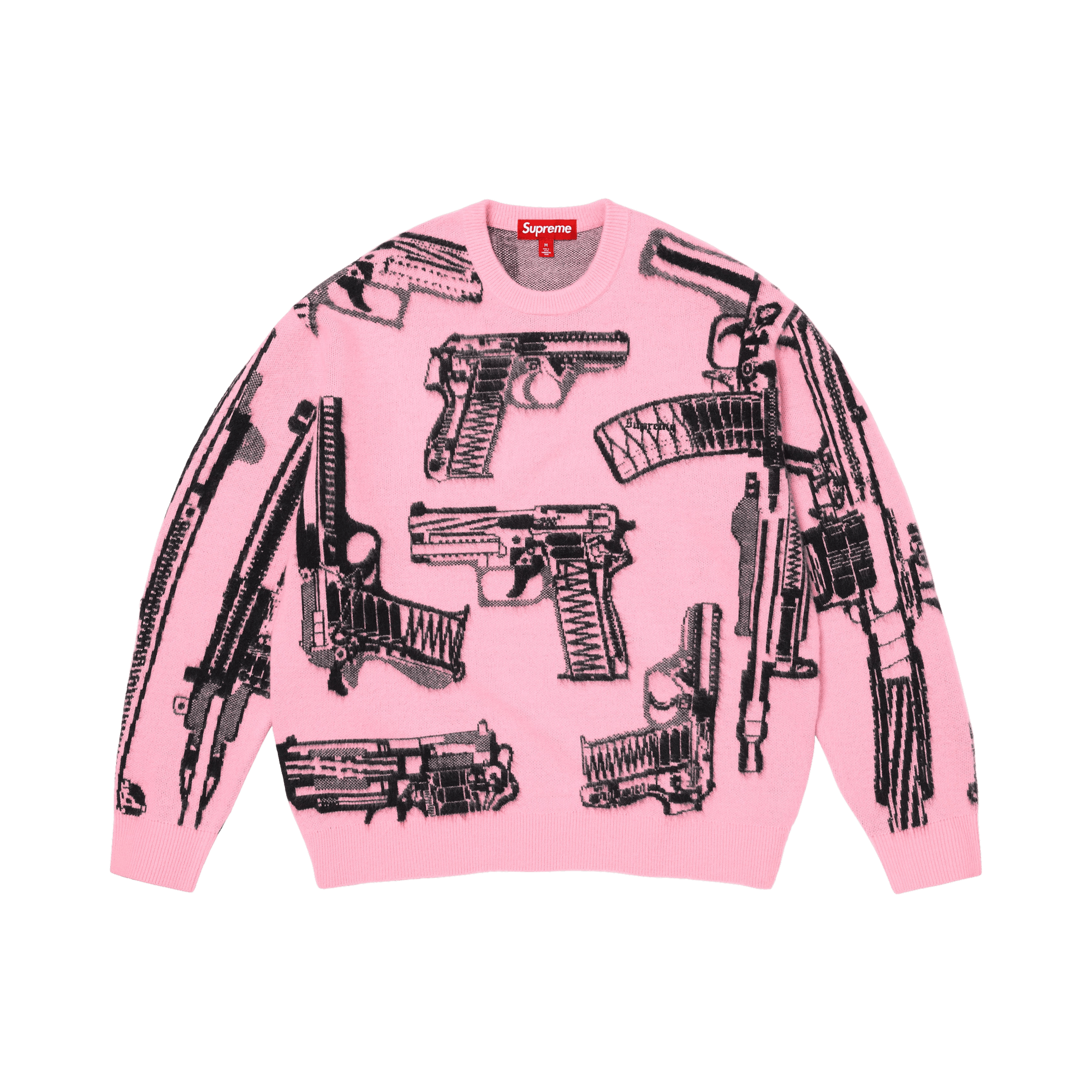 Supreme Guns Sweater 'Pink'