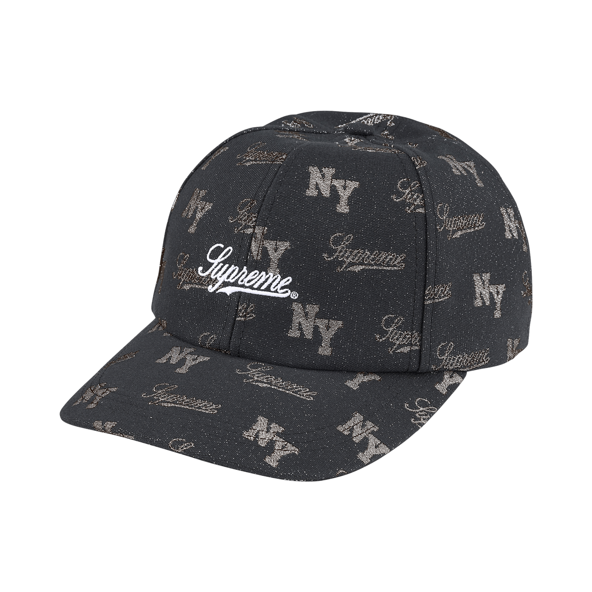 Supreme Monogram 6-Panel 'Black'