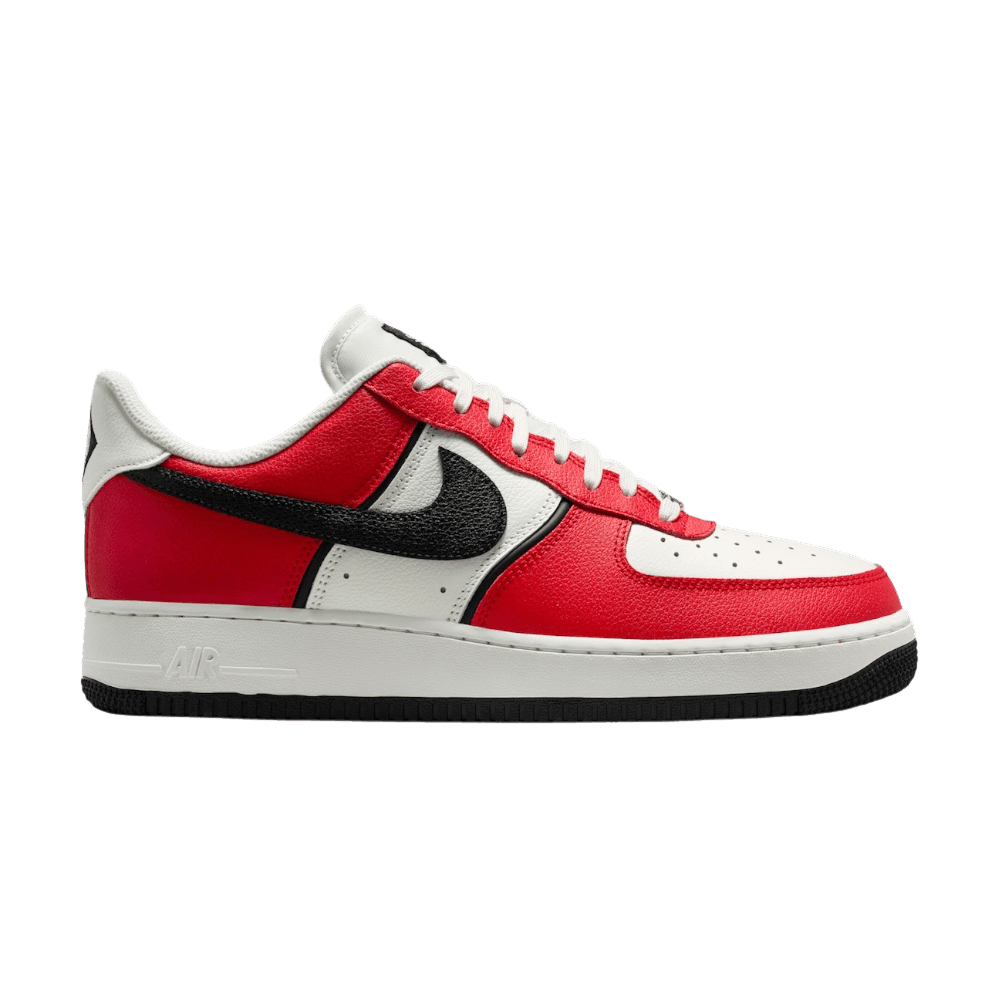 Nike Air Force 1 Low '07 LV8 'University Red Sail Black'