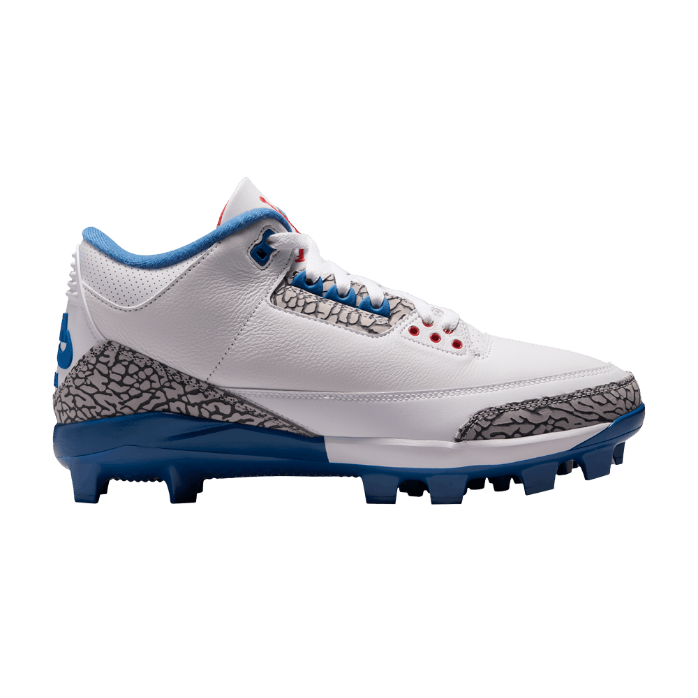 Jordan 3 Retro MCS "True Blue" White/True Blue/Cement Grey/Fire Red