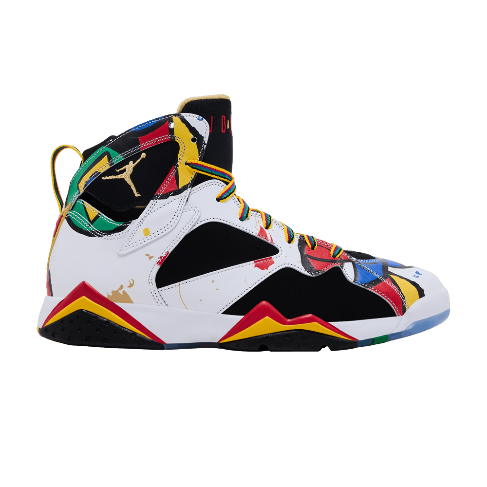 Air Jordan 7 Retro "Miró" White/Multi-Color/Varsity Royal/Multi-Color