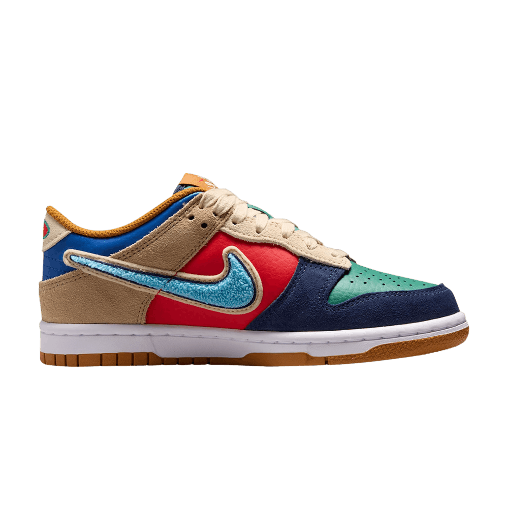 Nike Dunk Low GS 'Midnight Navy Noise Green'