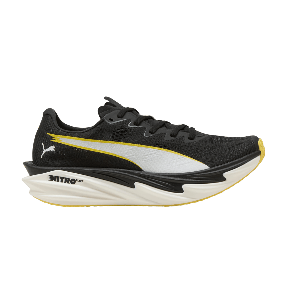 Hyrox x Puma Deviate Nitro Elite 4 Black Vibrant Yellow