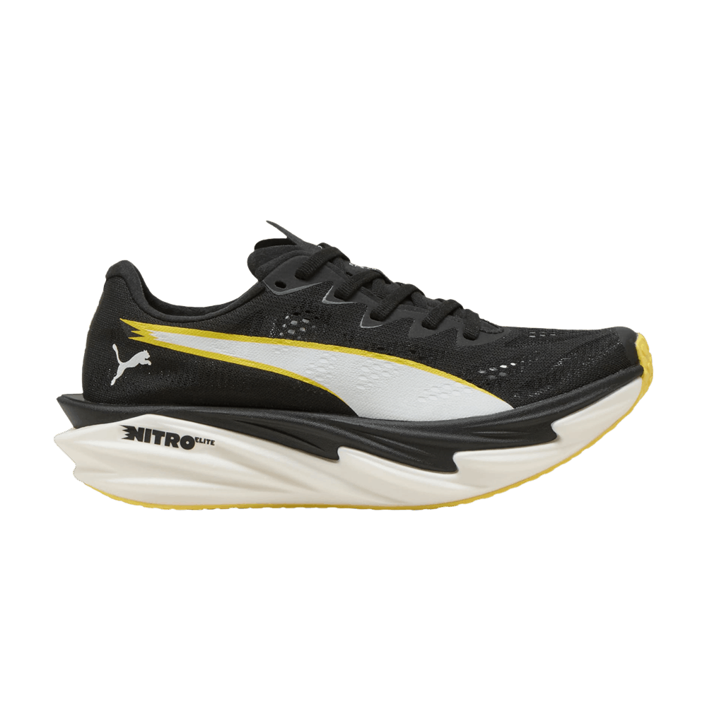 Hyrox x Puma Wmns Deviate Nitro Elite 4 Black Vibrant Yellow