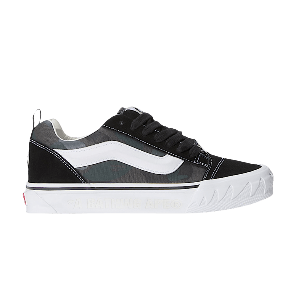 BAPE x Vans Premium Knu Skool 'Camo Black'