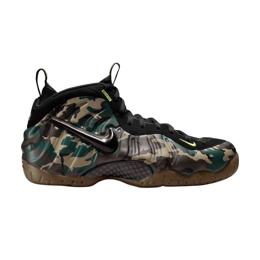 Nike Air Foamposite Pro Premium Black/Voltage Green/Gum Dark Brown/Black
