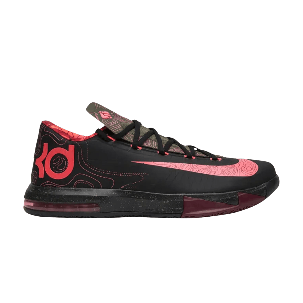 KD 6 Black/Medium Olive/Noble Red/Atomic Red