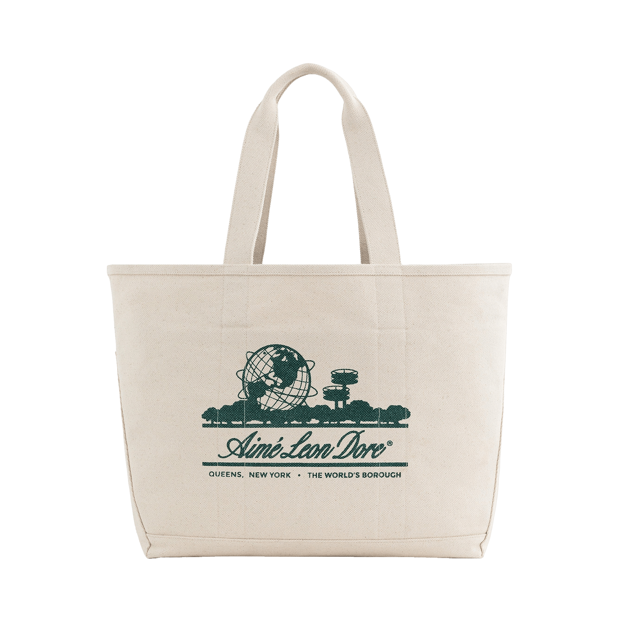 Unisphere Tote Bag Cream/Green