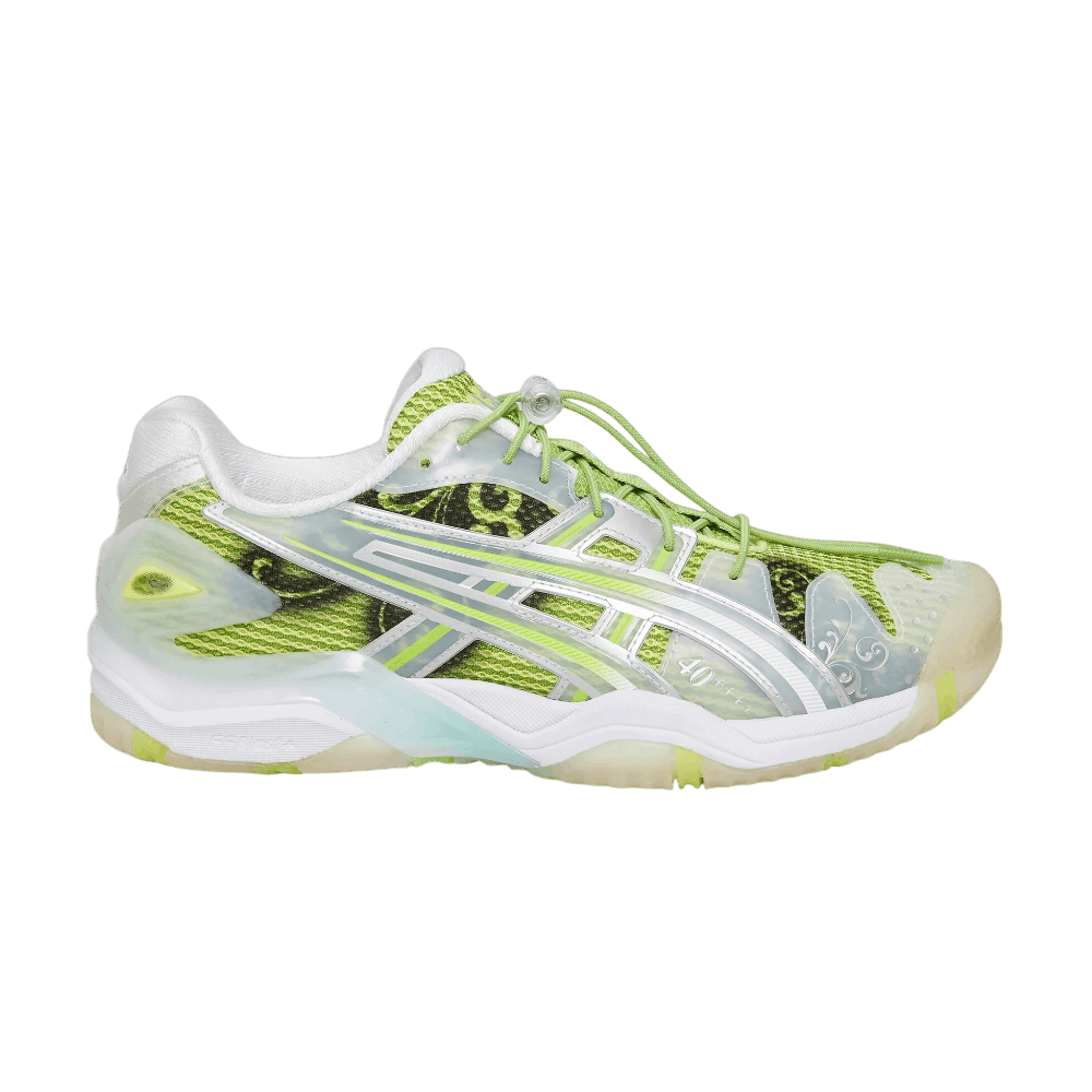 Little Tokyo Table Tennis x ASICS Gel Resolution 5 Parrot Green Pure Silver