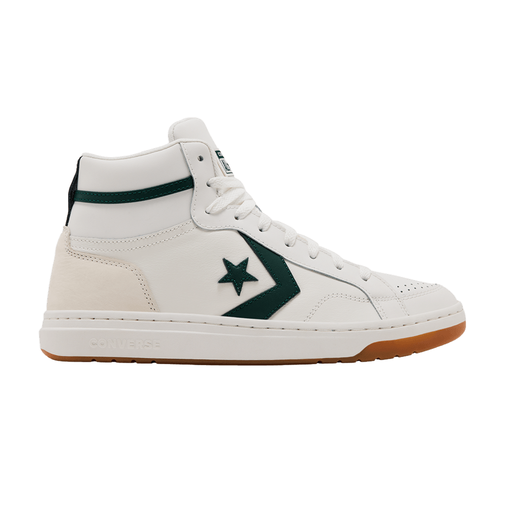 Converse Pro Blaze Luxe Mid Classic Sport - Vintage White Green Envy