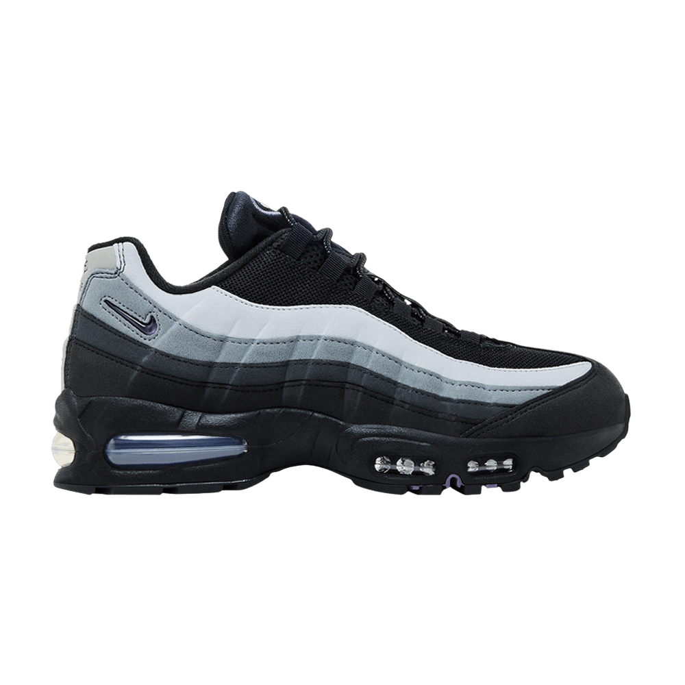 Nike Air Max 95 Big Bubble Premium Black Dark Smoke Grey Smoke Grey Canyon Purple