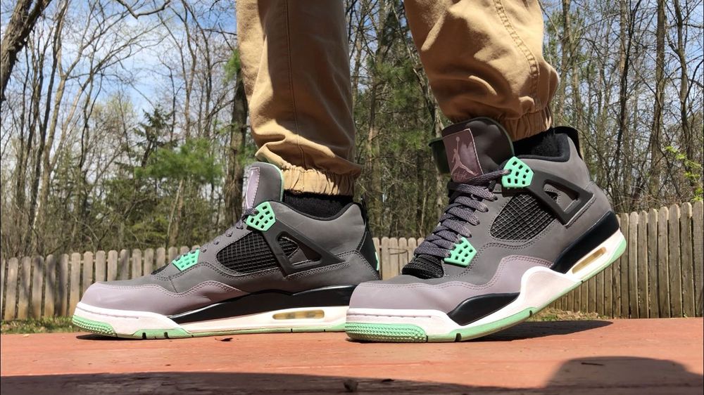 Air Jordan 4 Retro 'Green Glow' Air Jordan 308497 033 GOAT Air Jordan 4 Retro 'Green Glow' Air Jordan 308497 033 GOAT
