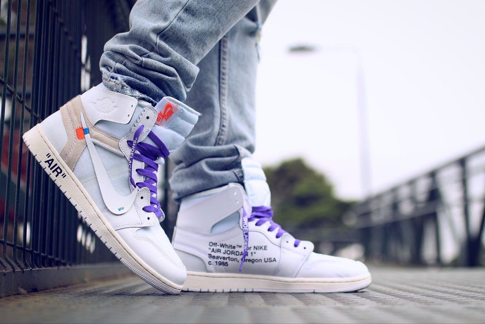 air jordan 1 high og x off white white