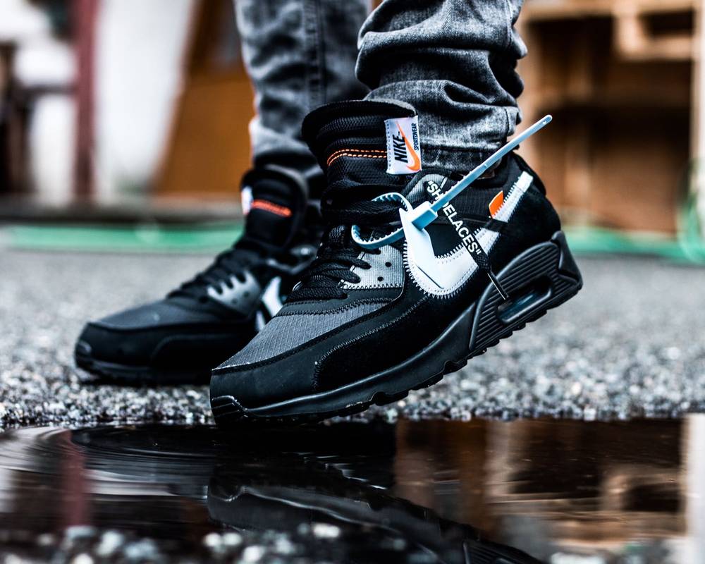 air max 90 black off white