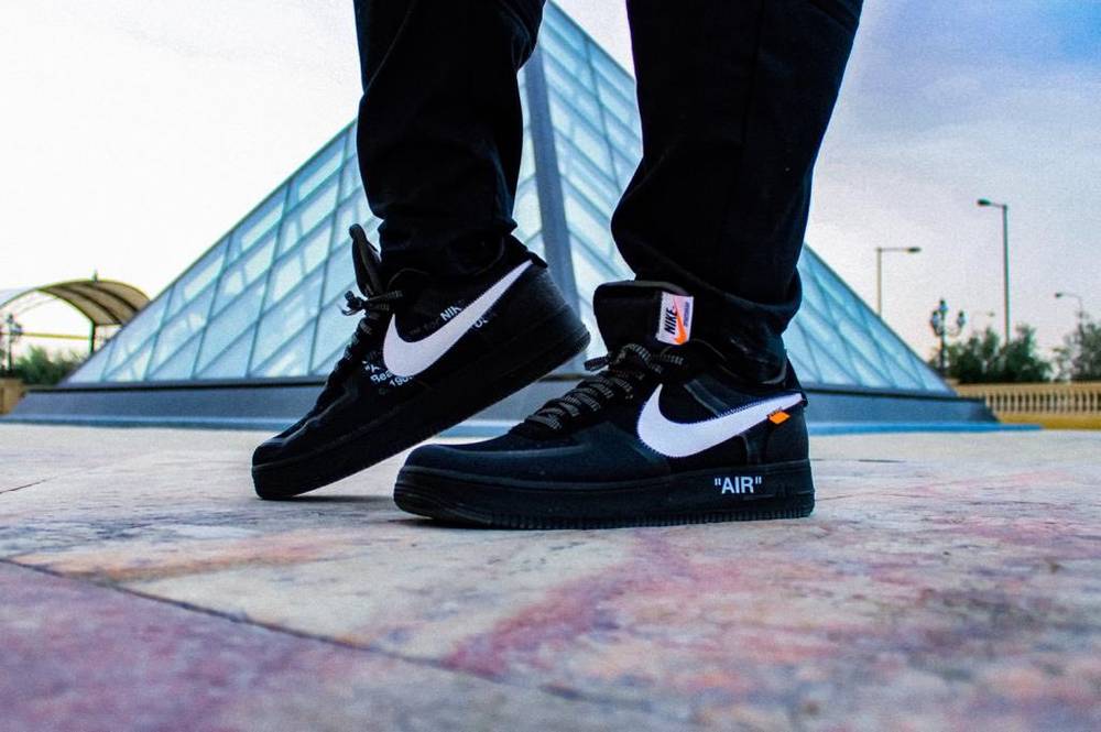 Off-White x Air Force 1 Low 'Black' - Nike - AO4606 001 | GOAT