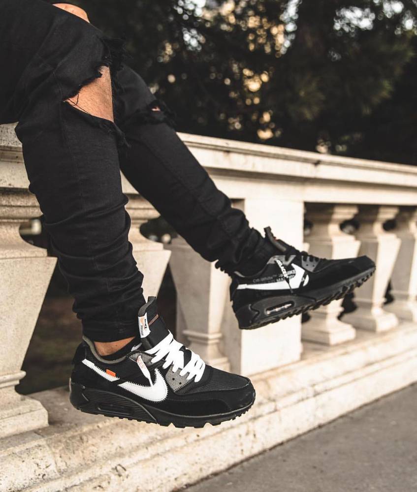 Off-White x Air Max 90 'Black' - Nike - AA7293 001 | GOAT