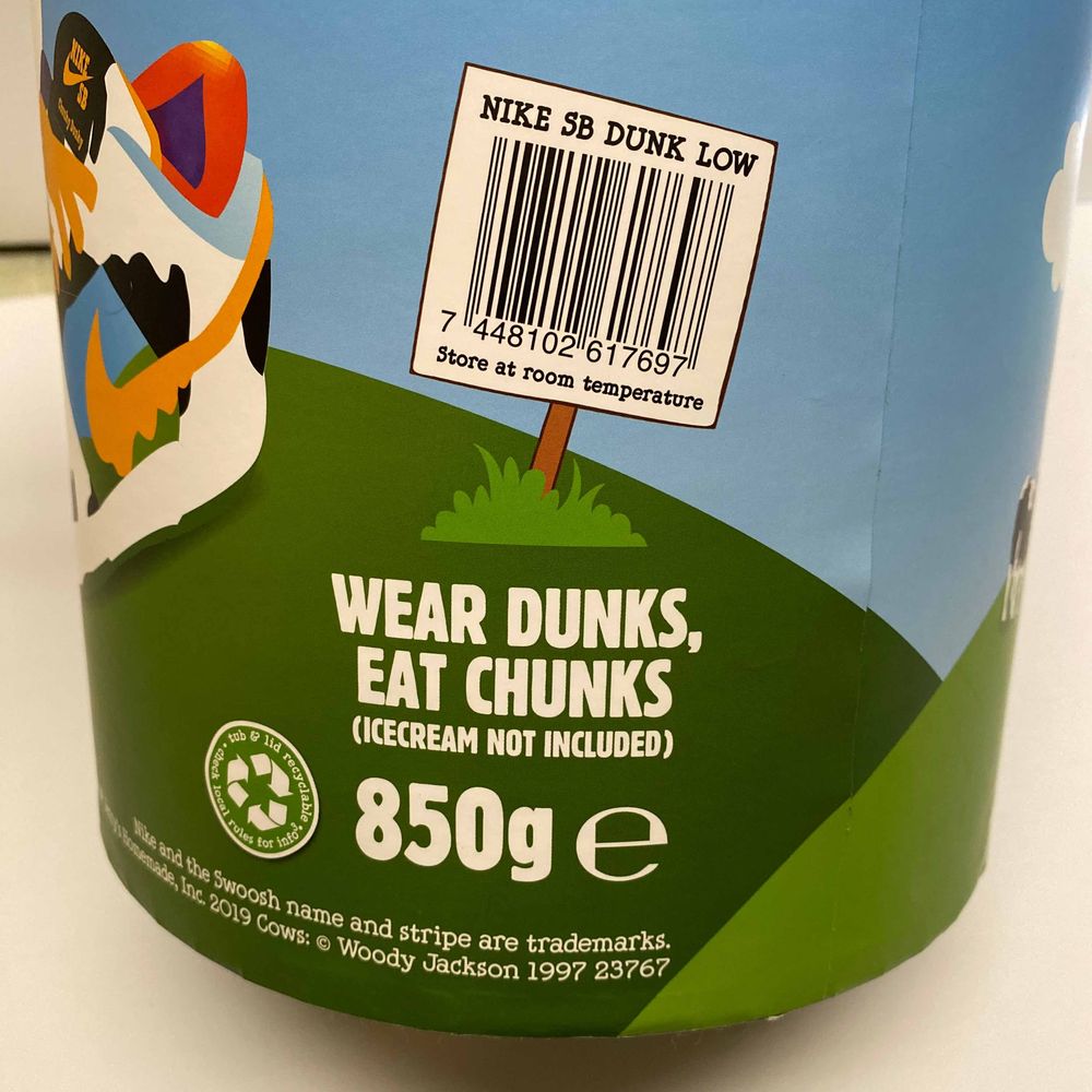 ben & jerry's dunks box