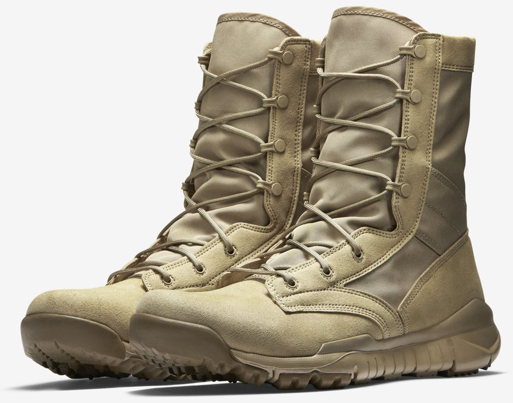khaki nike boots