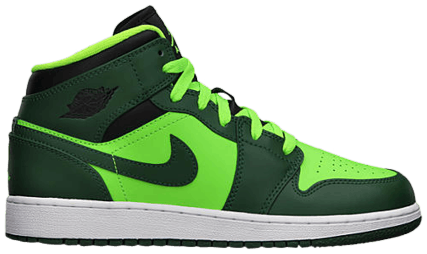 Nike jordan 1 grün clearance