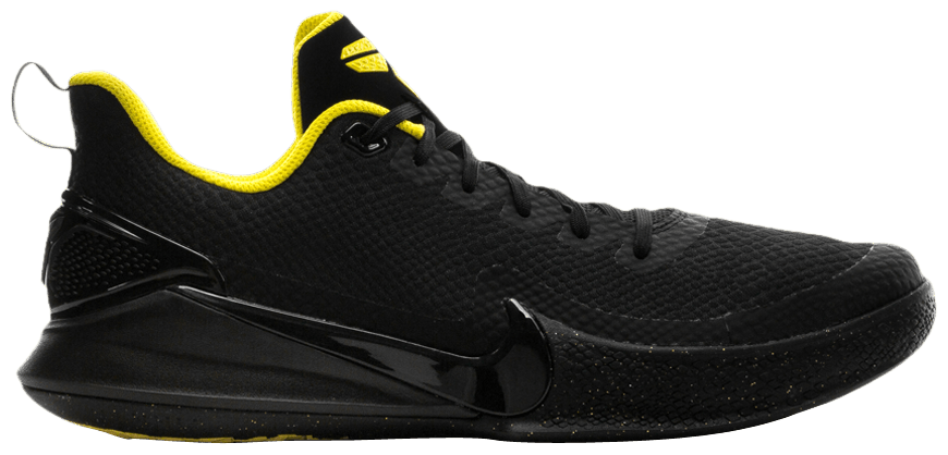 nike mamba focus black and yellow