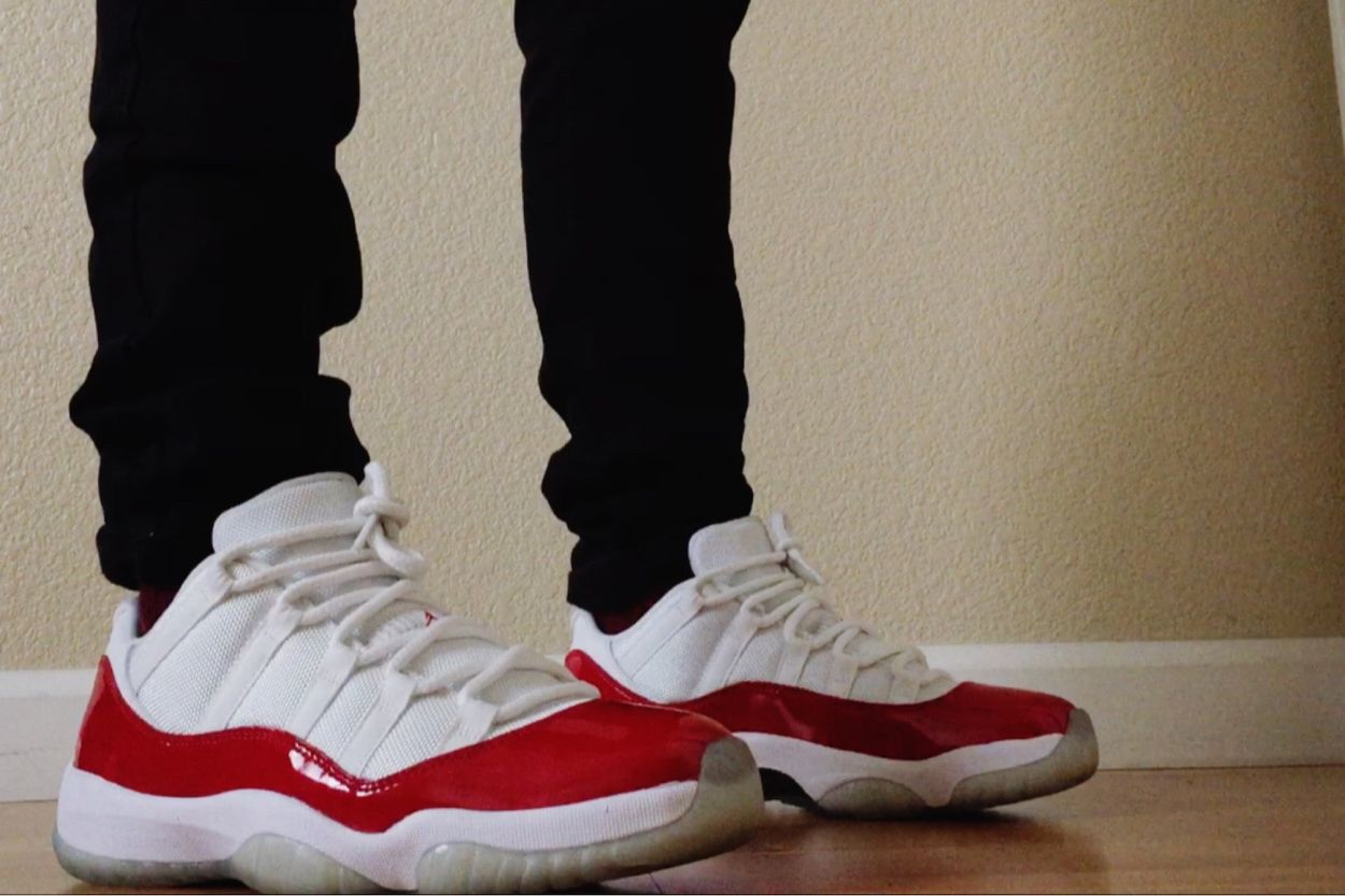 Air Jordan 11 Retro Low 'Cherry' 2016 Air Jordan 528895 102 GOAT