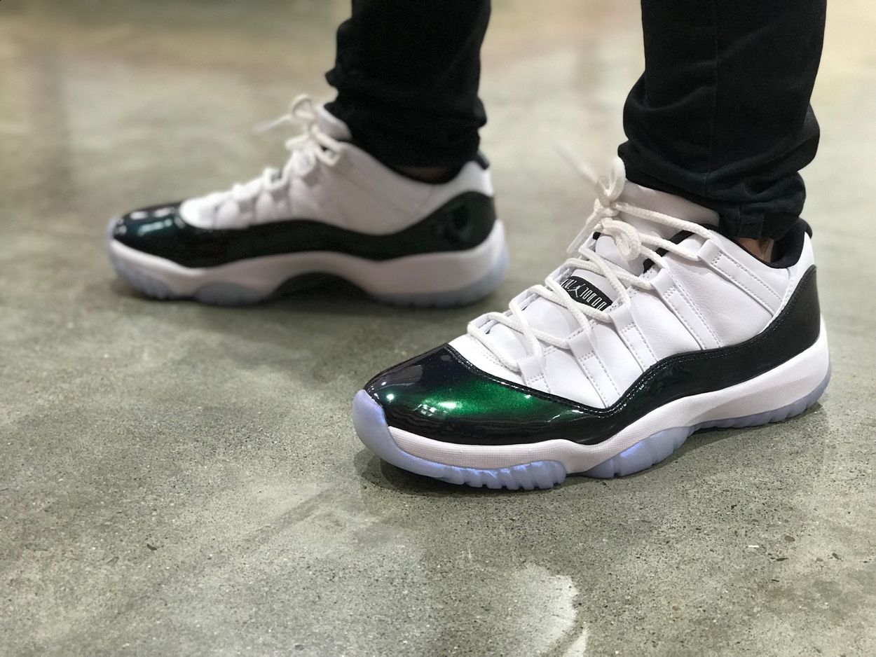low top emerald 11s
