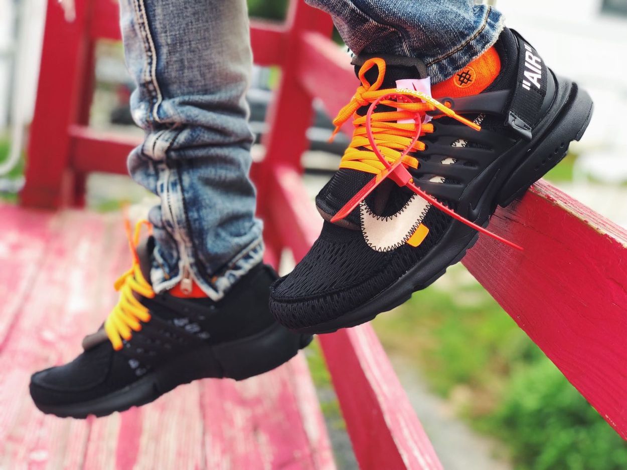 black off white prestos