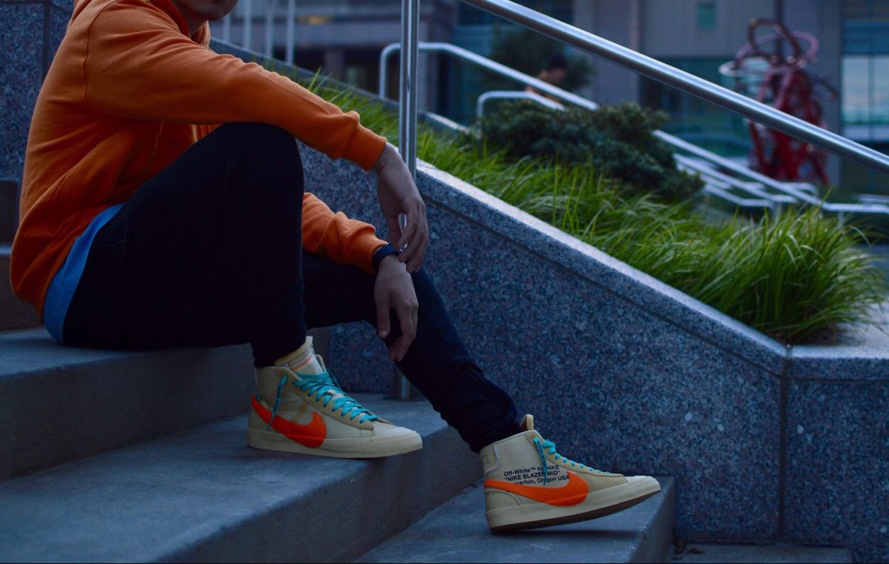 nike blazer all hallows eve on feet
