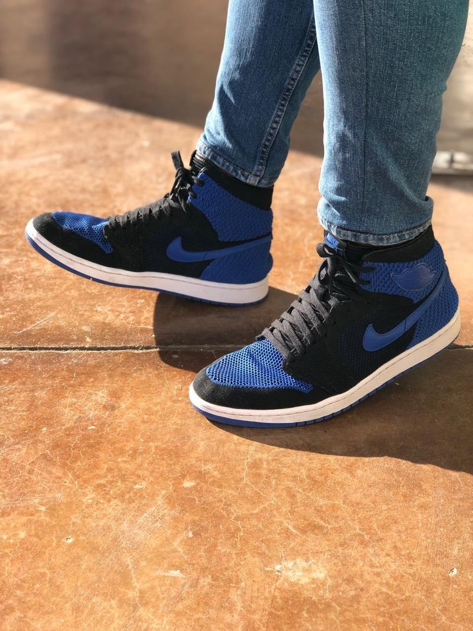 air jordan 1 retro high og flyknit royal