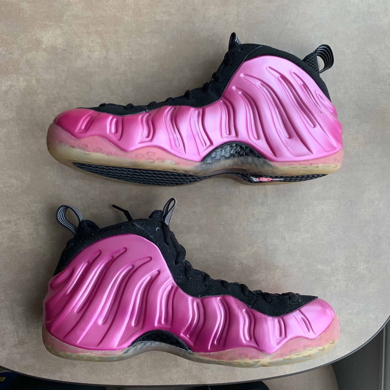 pink pearlized foamposite