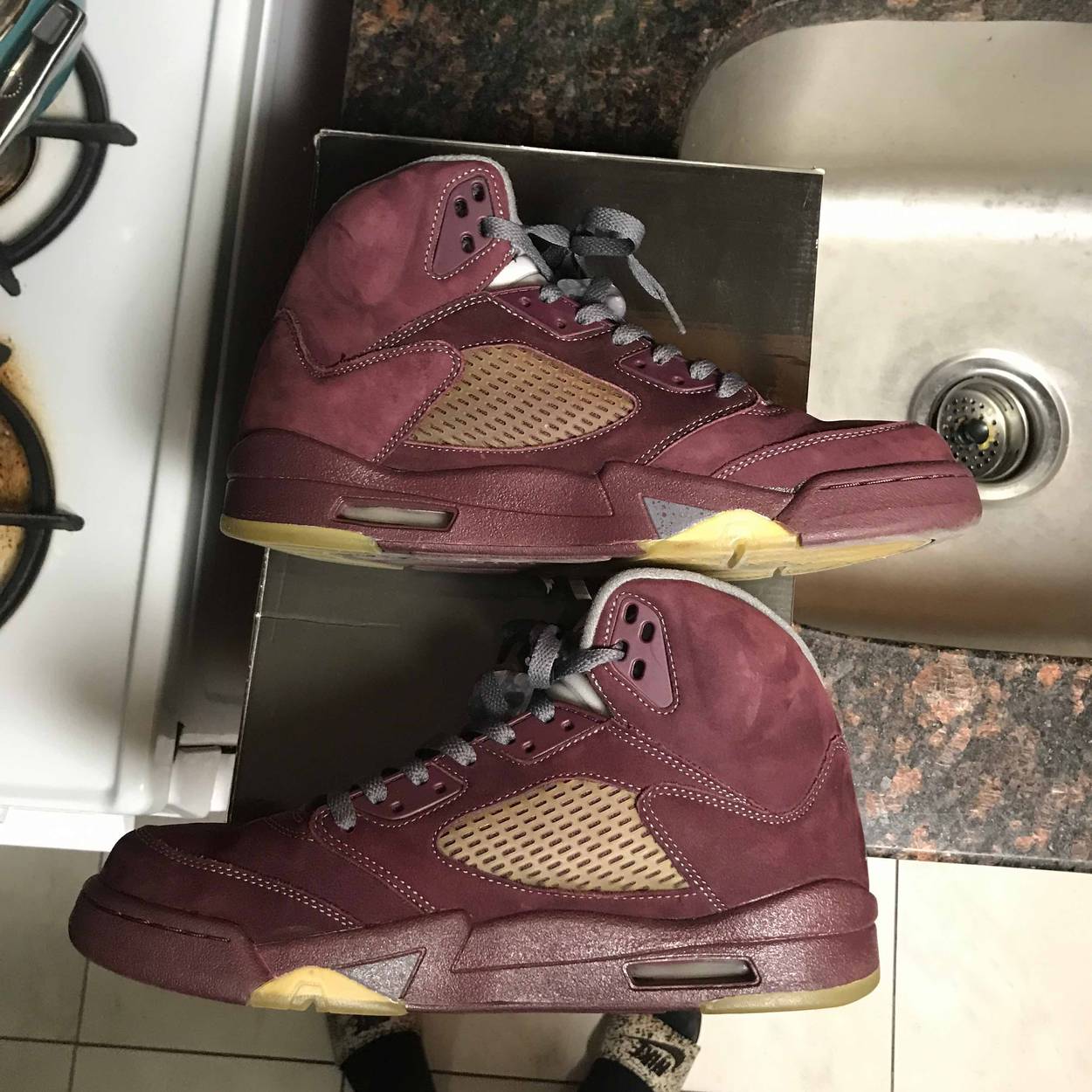 Air Jordan 5 Retro LS 'Burgundy' Air Jordan 314259 602 GOAT