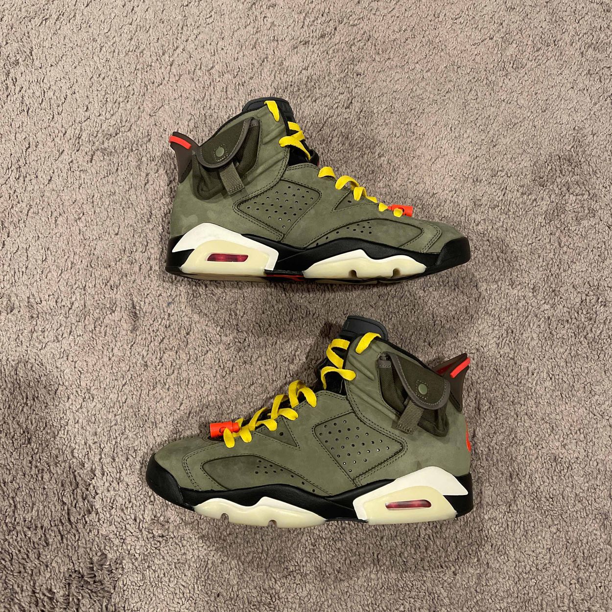 Travis Scott x Air Jordan 6 Retro 'Olive' - Air Jordan - CN1084 200 | GOAT