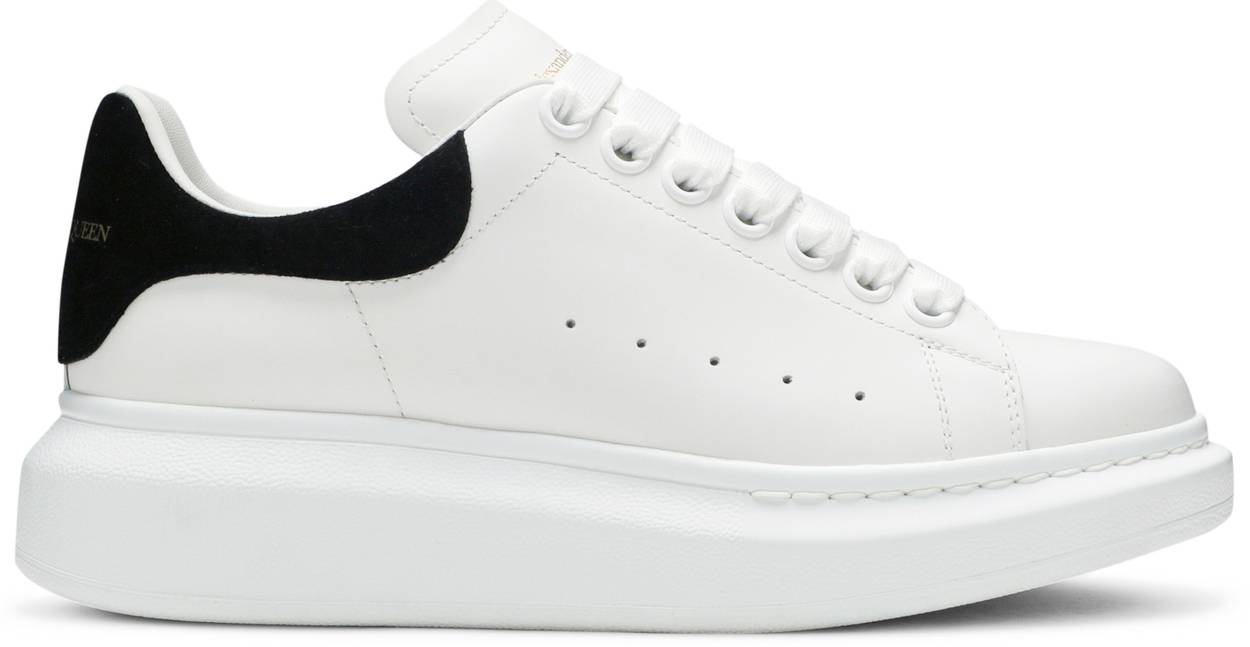 Alexander McQueen Wmns Oversized Sneaker 'White Black' 2019 - Alexander ...