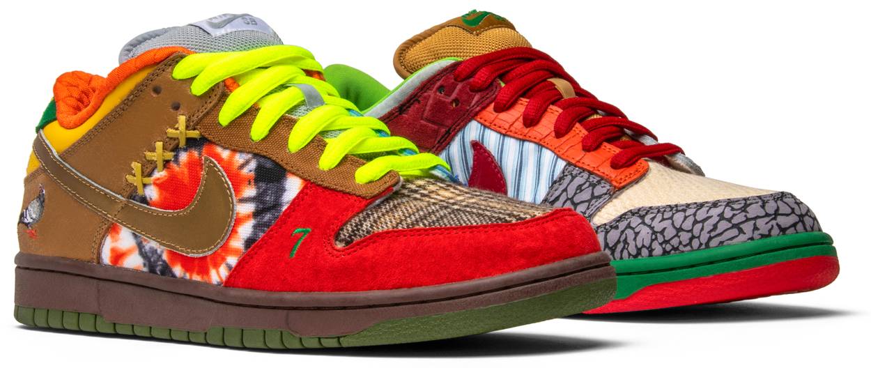 Dunk Low SB 'What The Dunk' Nike 318403 141 GOAT