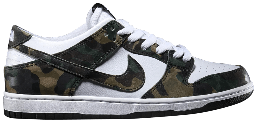 dunk white camo