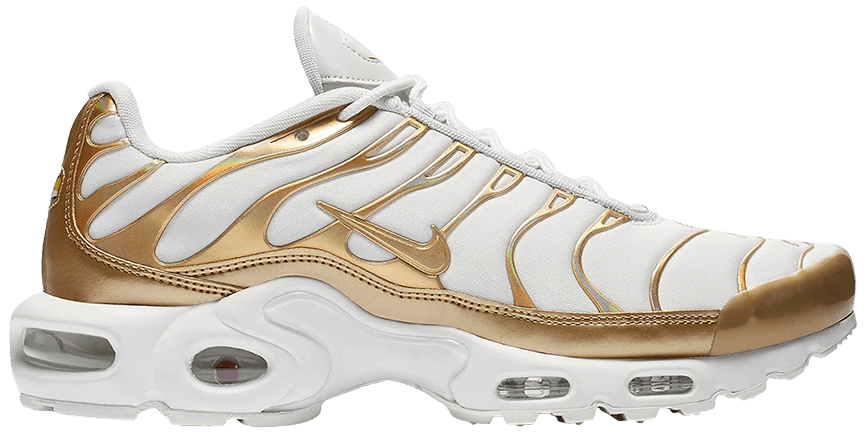air max plus white gold