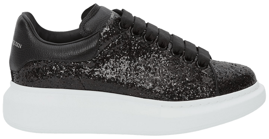 alexander mcqueen iridescent transparent oversized sneakers
