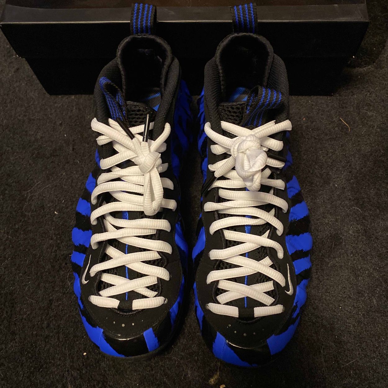 nike foamposite tiger stripes