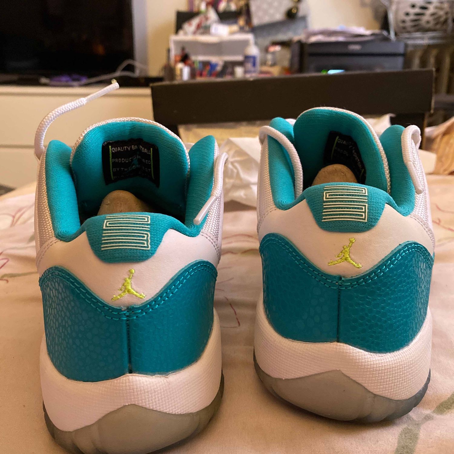 air jordan 11 aqua mini