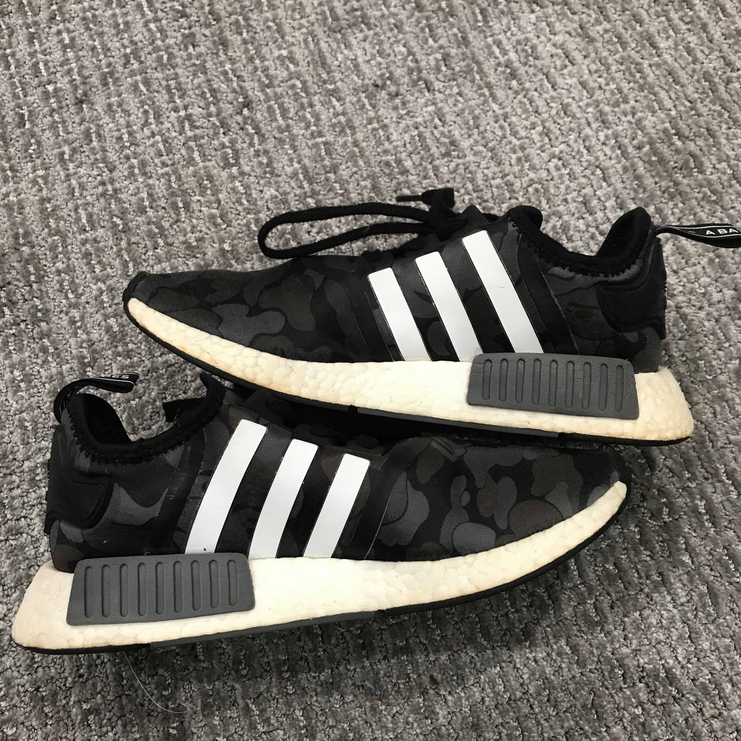 A Bathing Ape x NMD_R1 'Black Camo' - adidas - BA7325 | GOAT