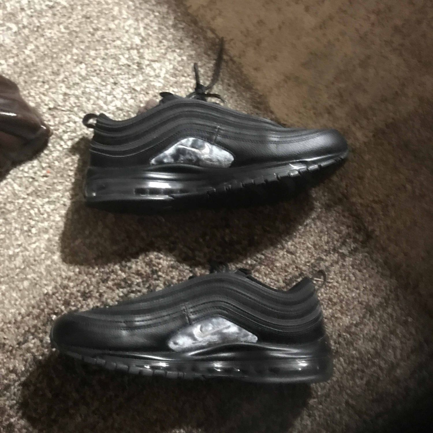 yellow and red air max